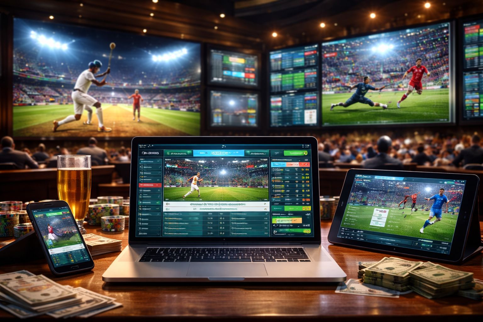 Bóng Đá, Cricket, Và Hành Động Thể Thao Hàng Ngày Sẵn Sàng Cho Cược